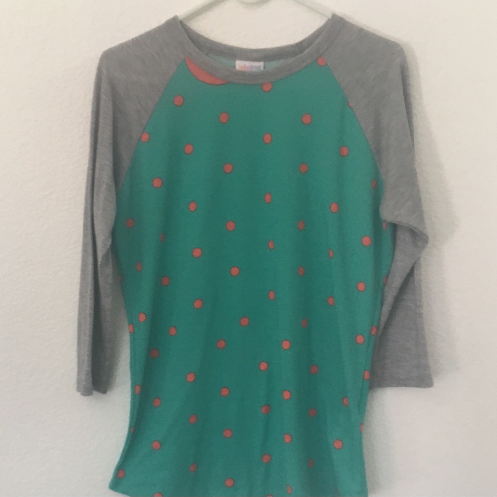 LuLaRoe Polkadot Randy Top Woman’s Small